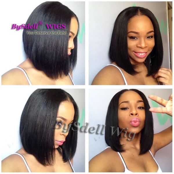 Hot Sale Black Woman Daily Natural Hairstyle Lace Front Wig
