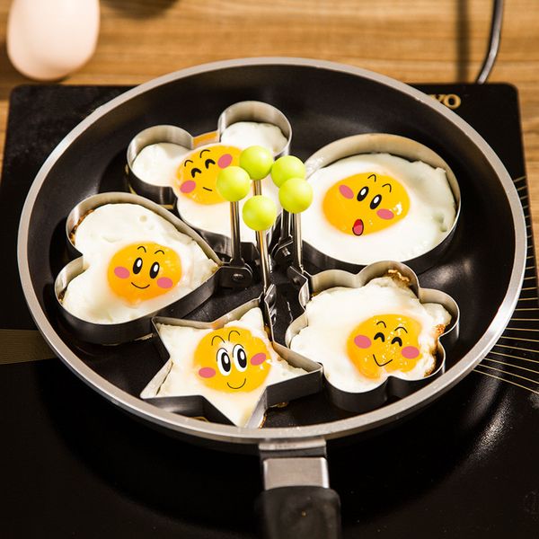 

stainless steel frying device 5 kinds of specifications optional fried egg model diy omelette tool ic539