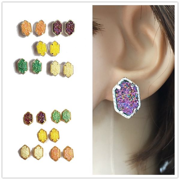 

мода druzy drusy еѬги 5 веов коне еѬебѬнй позолоеннй геомеѬиекий икђ Golden;silver