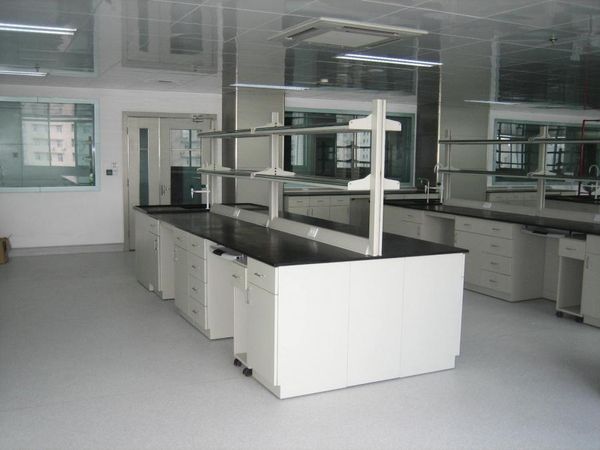12 Feet Long Central Laboratory Table Lab Workbench Steel Island Bench