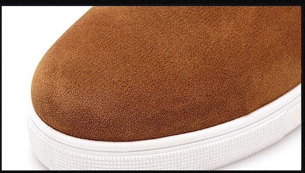 

shoes. winter fashion suede new men's leather. warm walking wholesale. casual shoes. flat shoes suede shoes ksqxi, Black