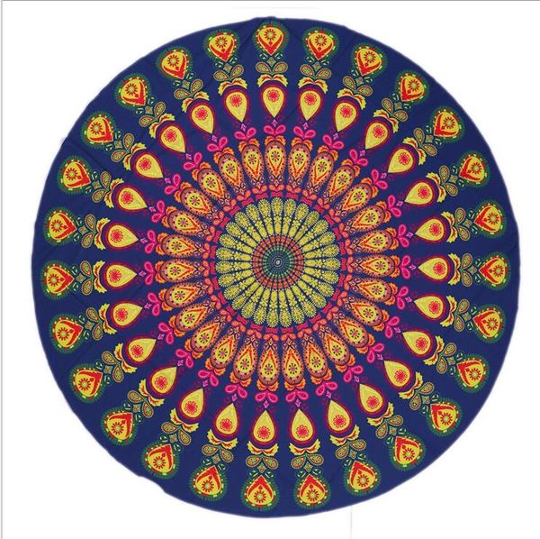 Towel Round Mandala Beach Towels Hippy Boho Tablecloth Bohemian