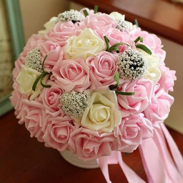 Wedding Bridal Bouquet Decorations Prom Flowers Silk Flowers