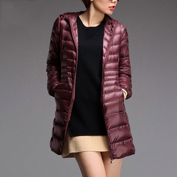 

2016 new winter jackets women coats slim down parkas women duck down coat outside ing, Black
