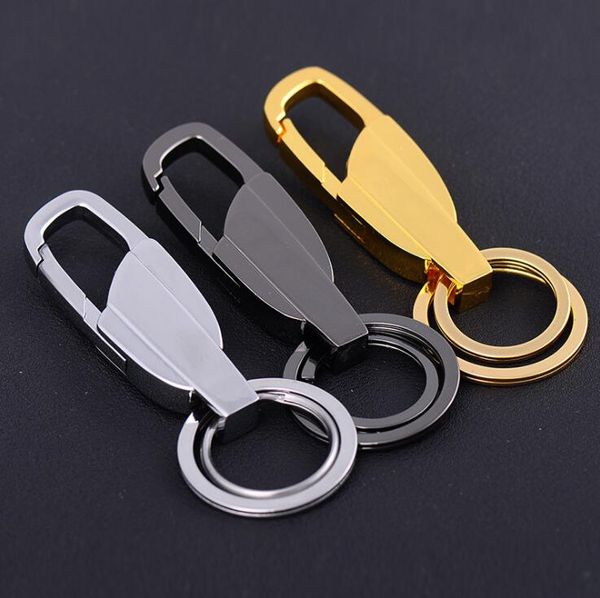 

high - end business metal car key chain creative small pendant can be customized logo kr260 keychains mix order 20 pieces a lot, Slivery;golden