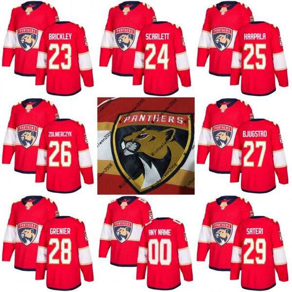 

2017-2018 Season Florida Panthers Jersey 23 Connor Brickley 24 Reece Scarlett 25 Henrik Haapala 26 Harry Zolnierczyk Hockey Jerseys Cheap