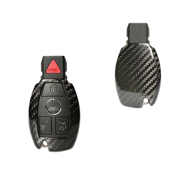 

углеродного волокна ключа автомобиля чехол подходит для benz a b c e cla cls-класс