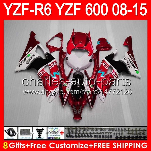 

Glo red 8gift for yamaha yzf r6 08 09 10 11 12 13 15 yzf600 yzf r6 86no102 yzfr6 2008 2009 2010 2011 2012 2013 2015 red white fairing