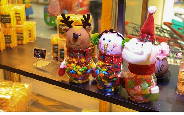

New chri tma nowman candy container decorative candy jar holiday decor chri tma decoration for candy jar gift