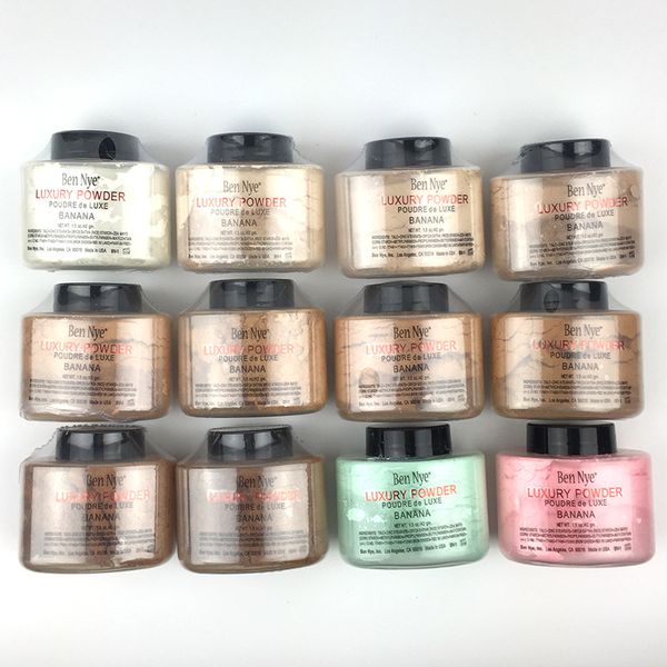 

Ben Nye Luxury Banana Powder 42g Natural Face Loose Powder Waterproof Nutritious Banana Brighten Long-lasting Face Powder 12Colors 3001028