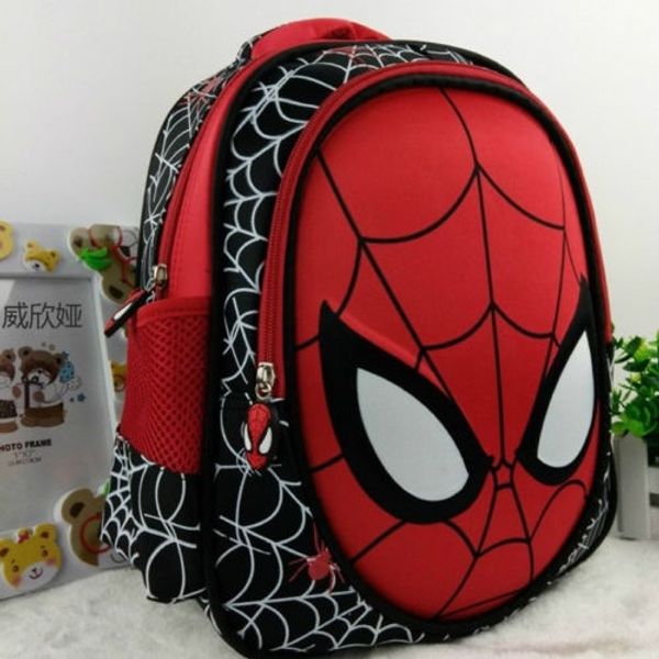 

spider children school bags kindergarten backpacks spiderman plush toy for kids