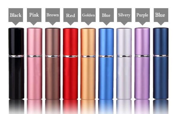 

5ml mini refillable perfume atomizer spray bottle empty perfume bottles container
