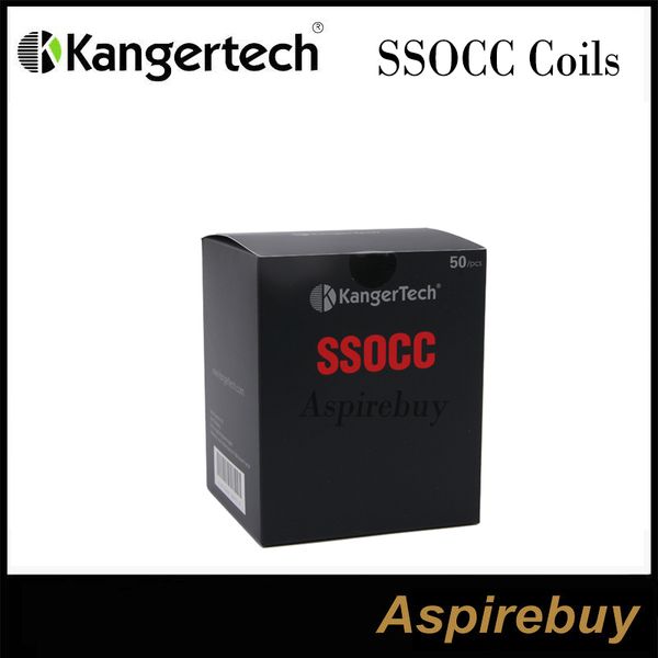 

Kanger SSOCC Катушки Глава 100% Authentic Kangertech Nebox Kit Subvod Kit Замена Катушки 0.5ohm 1.2ohm 1.5ohm Ni200 0.15ohm Катушка для выбора