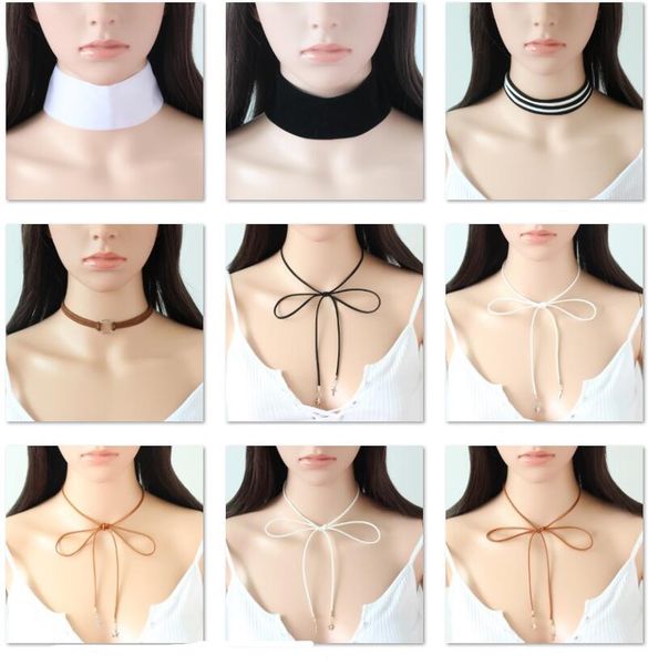 

2017 choker necklace for women big lace flower chokers necklaces personality section statement necklace 43 styles, Golden;silver