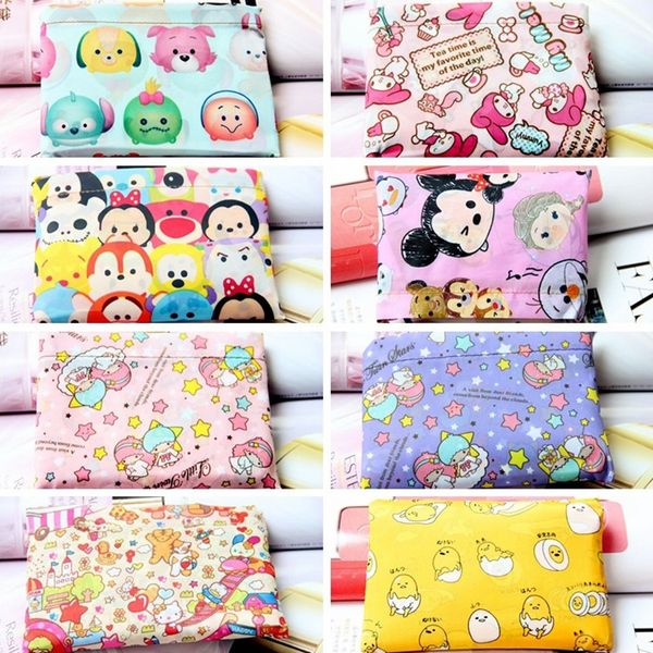 

japan's styles new cartoon bag waterproof environmental protection shopping bag, hand bag fashion storage bags ic641