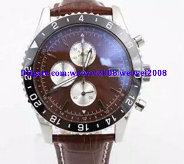 

luxury watch mens blue ceramic dezel qaurtz chronograph satch stainless steel watch mens faskion blue belt watches swiss mens wristwatch, Slivery;brown