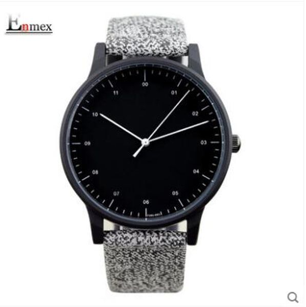 

fashion real day timelimited gift enmex nordic sunlight concise design simple elegant for watch warm free, Slivery;brown