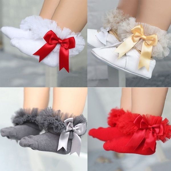 

pink socks baby girls frilly lace low cut ankle high cotton tutu socks christening wedding newborn baby socks, Pink;yellow