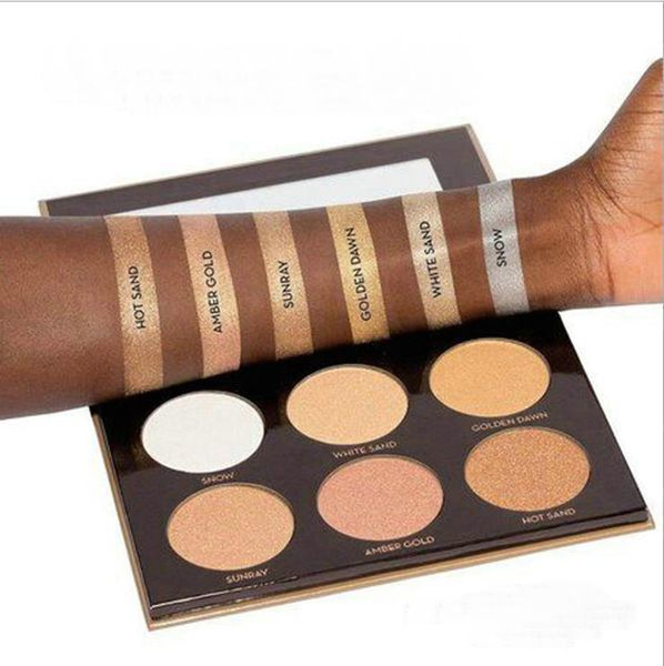 

бесплатная доставка новый макияж ultimate face подсветка порошок макияж kit 6 цветовая палитра