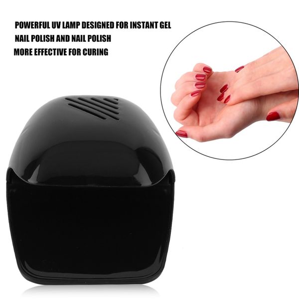 Wholesale- YM709 Small Size Nail Dryer Personal Use Nail Polish Fashion Design UV Lamp Curing Manicure Dryer Lamp Top Sale