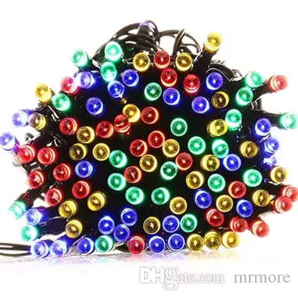 

новый 10 м светодиодные солнечные огни строки 100 светодиодов рождественская елка партии украшения лампы для открытый патио двор газон сад п