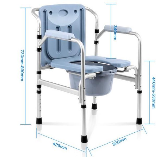 

высокое качество алюминиевого сплава складной портативный мобильный туалет стулья ванна стул горшок стул пожилые сиденья комод стул