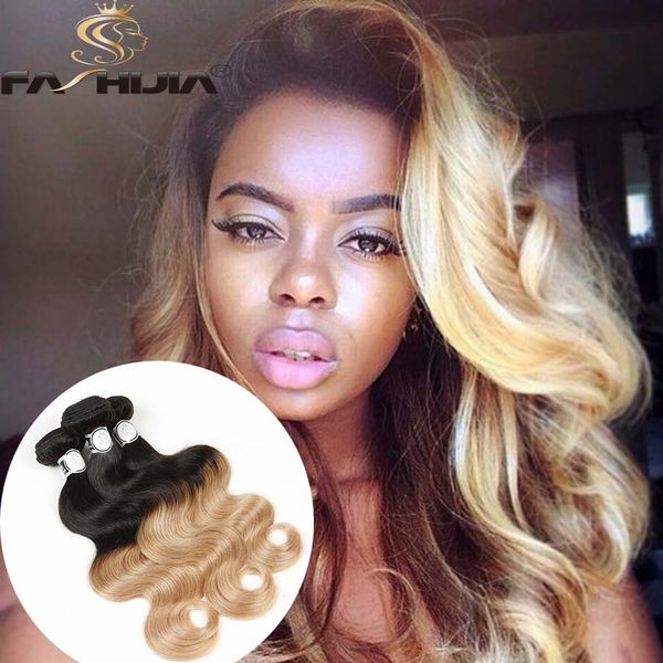 100 Virgin Human Hair Extension And Bundles Awesome Ombre Hair