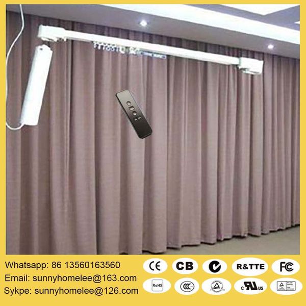 

wholesale-silent electric curtain blind, 3.0-5.0m width, custom-made size,app and android control acceptable