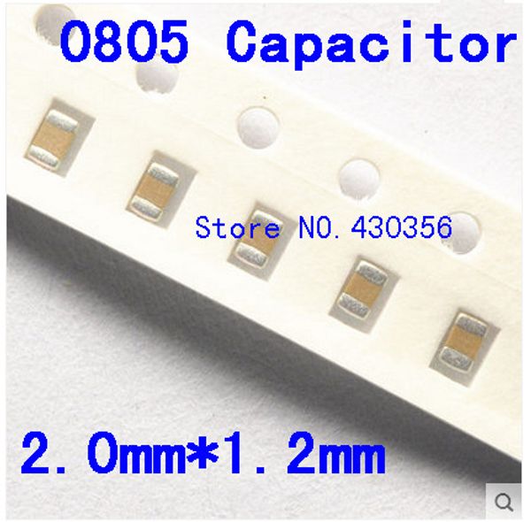 

0805 smd capacitor 100nf 0.1uf 50v 104m x7r 200pcs