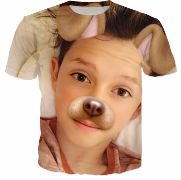 

fashion womens/mens jacob sartorius summer style tees 3d print casual t-shirt plus size, White;black