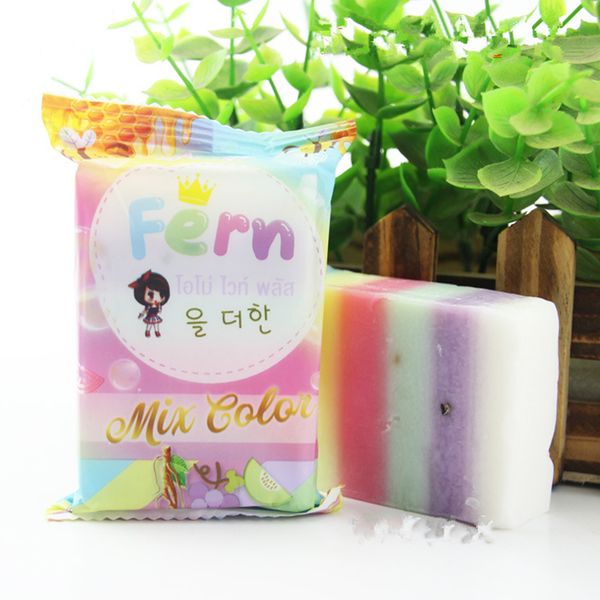 

100% gluta rainbow soap omo white плюс мыло fruitamin soap mix цвет плюс пять отбеленных белый уход за кожей