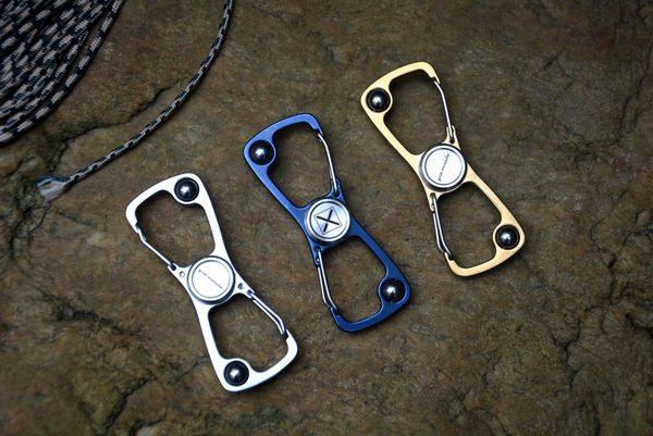 

y-start 8 clip finger spinner with ball bearing 420 steel handle outdoor edc tool