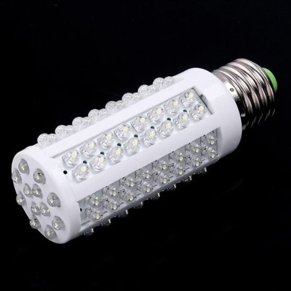 Bulbos LED 108 LEDs Ultra Bright 360 Iluminação Luz de milho E27 7W 110V Branco 6000-6500K Economia de energia