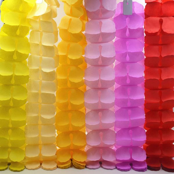 

Colorful four leaf clover paper garland for home party wedding baby hower kid birthday party fe tival decoration za3036