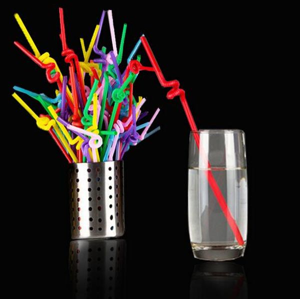 

100шт пищевой pp пластиковые гибкие льда чай бар партии одноразовые питьевой напиток соломинки гибкой многоцветной