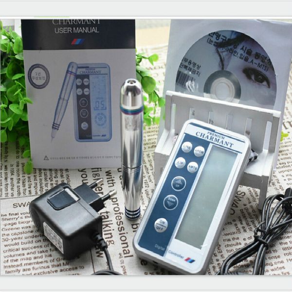 

electric digital tattoo machines permanent makeup pens for eyebrows lips body tattoo cosmetic kits make up cartridge needles