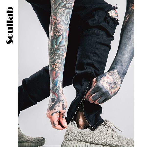 

wholesale-man mens hiphop biker joggers harem pants men swag work side zipper casual cargo sweatpants black white urban clothes clothing