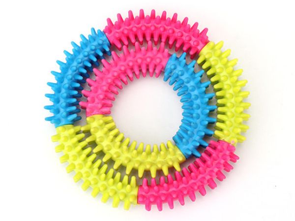 

2017 new pet dog chew toy tooth size teething toy health non-toxic pet dog squeaky rubber dog toys