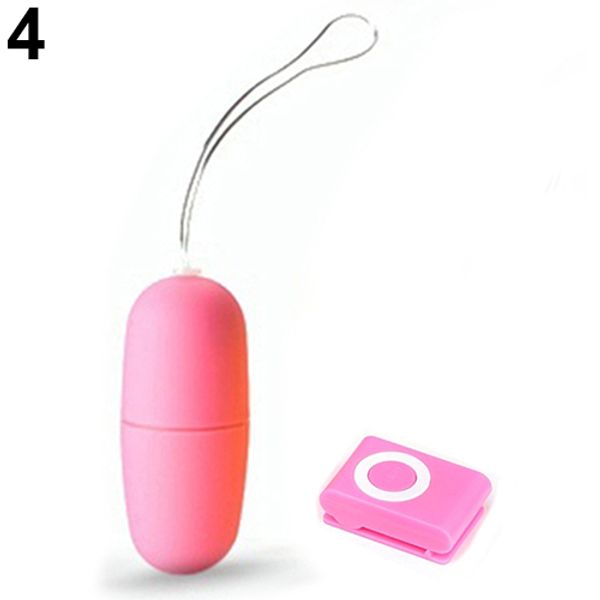 Nova Chegada 6 Pçs / 1Lot Mulheres Vibrando Salto Egg Wireless MP3 Controle Remoto Vibrador Vibrador Brinquedos Sexuais Products