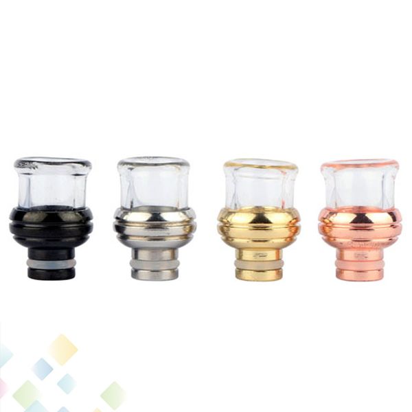 

Spherical Stainslee steel & Round Glass Drip Tips 510 Thread Arc Irregular Shape Pyrex Glass Mouthpiece fit 510 RDA Atomizer DHL Free
