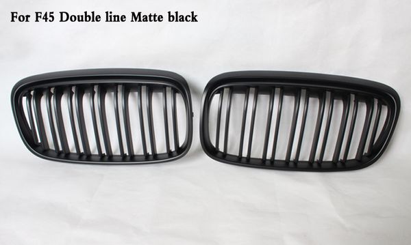

двойная линия coloer матовая черная передняя решетка подходит для bmw 2-series gt f45 f46