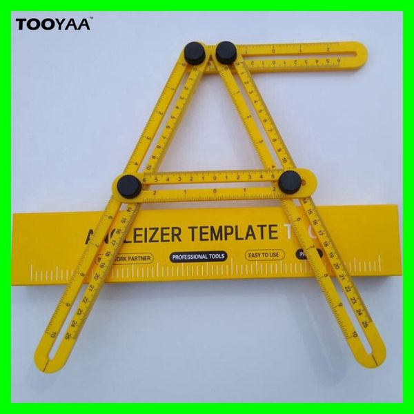 

angle-izer multi-angle measuring ruler four-sided foldable instrument rules general tools all angel forms for builders craftsmen