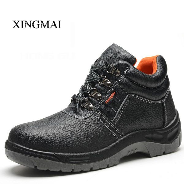 

Оптово-2016 Твердые дышащие защитные очки для защиты от запаха мужская рабочая обувь стальная пальца ноги покрывает износостойкие масляные лодыжки мужские сапоги