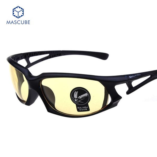 

wholesale- [mascube]sunglasses men full frame goggles eyewear outdoor windproof sport glasses casual sunglasses, White;black