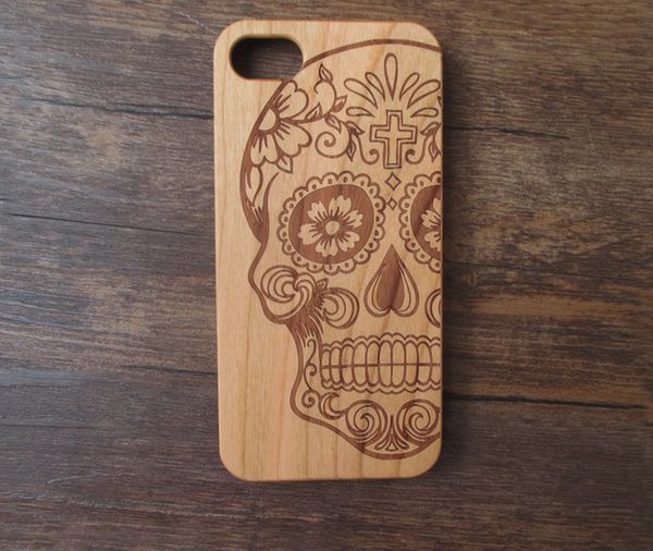 Super qualidade natureza madeira phone case moda personalizado esculpida telefone móvel de madeira case para iphone 6 6 s 6 plus 7 plus samsung acessórios