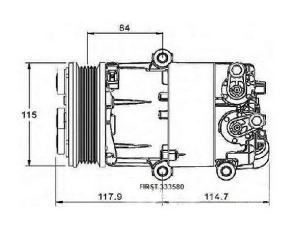 1745033 ford компрессор 1745033 ford компрессор
