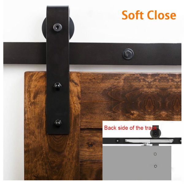 2019 5ft 6ft 6 6ft 8ft Soft Closing Antique Black Sliding Barn Wood Door Hardware Closet Track Kit From Homedecor1 139 29 Dhgate Com