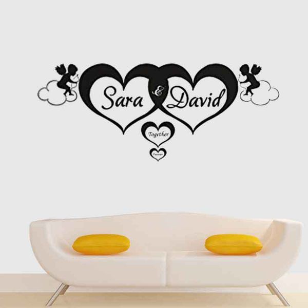 

cupid sword love symbol vinyl wall stickers home decor show your love removable wall decals wall mural