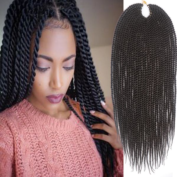 2019 18inch 100g Pack 30strands Senegalese Twist Crochet Marly