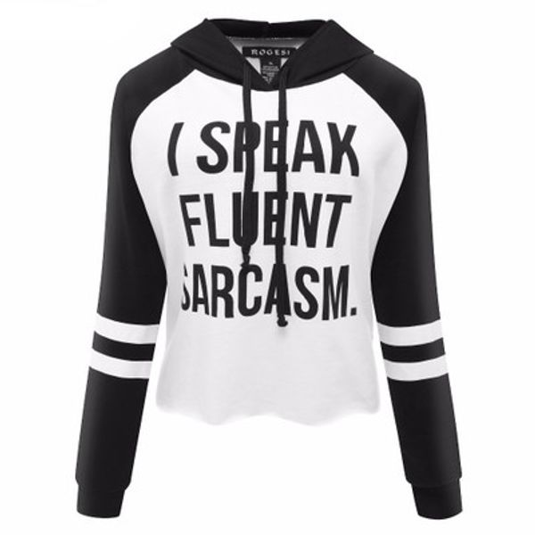 

Autumn Women Sportwear Brand Clothing Harajuku Women Short Hoodies Cotton Casual Letters Printed Round Neck Hooded Tops